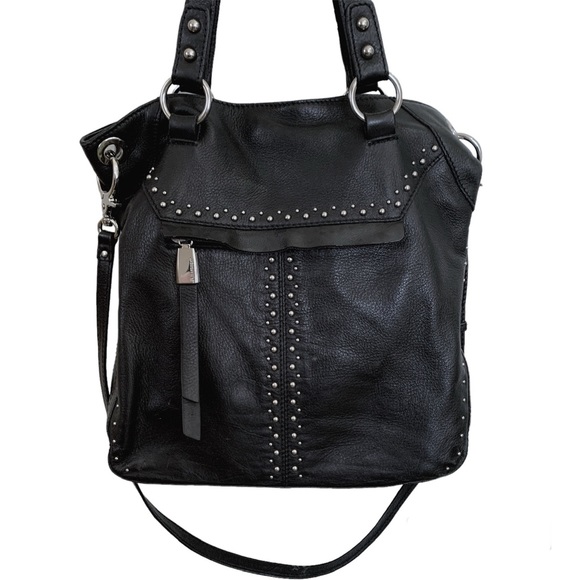 b. makowsky Handbags - B. Makowsky Black Leather Shoulder Bag